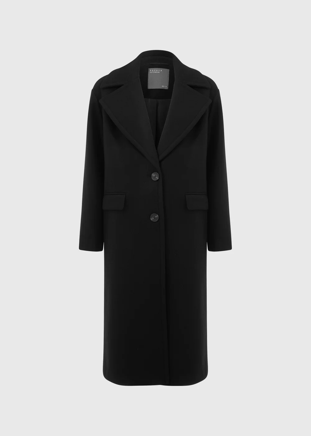 Black Super Long Coat - 8 Image 5