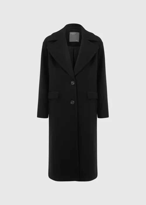 Black Super Long Coat - 8 Image 5