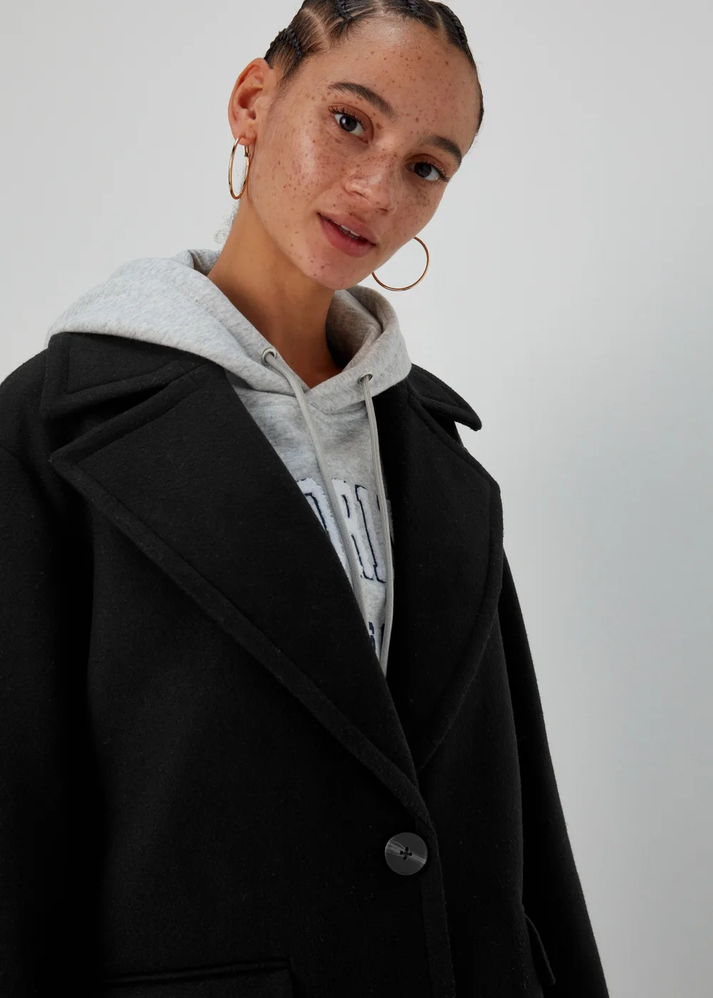 Black Super Long Coat - 8 Image 3