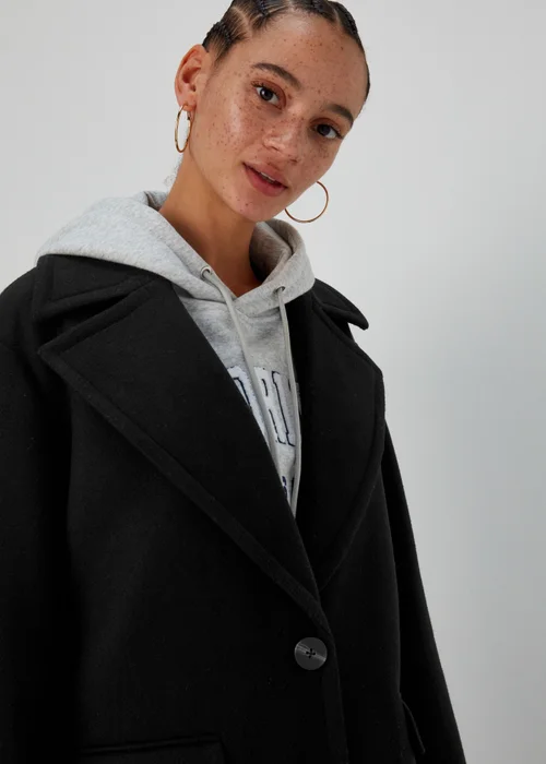Black Super Long Coat - 8 Image 3