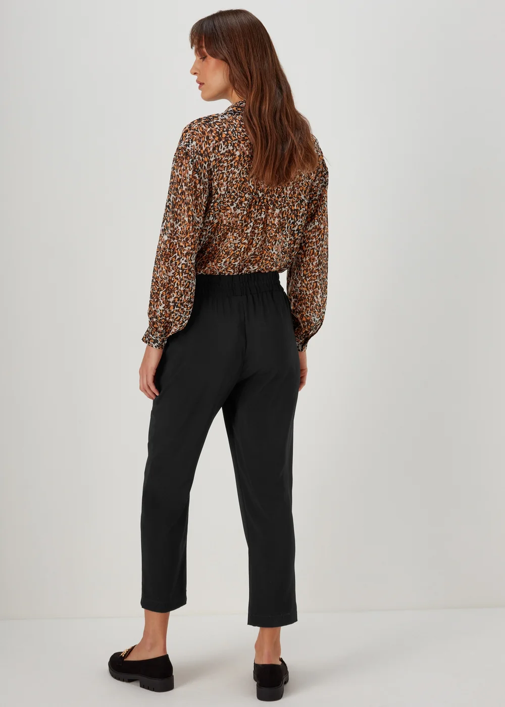 Et Vous Black Tapered Trousers - 8 Image 2