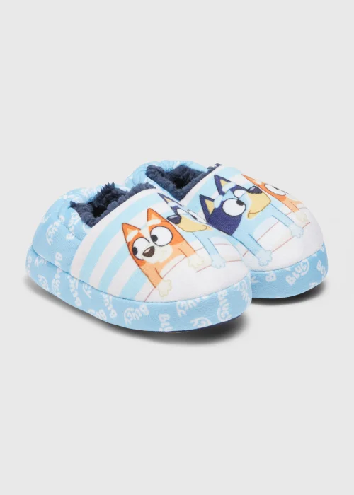 Kids Blue Bluey Slippers (Younger 5-10) - Size 5 Infants Image 1