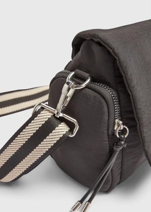 Black Nylon Modular Cross Body Bag Image 4