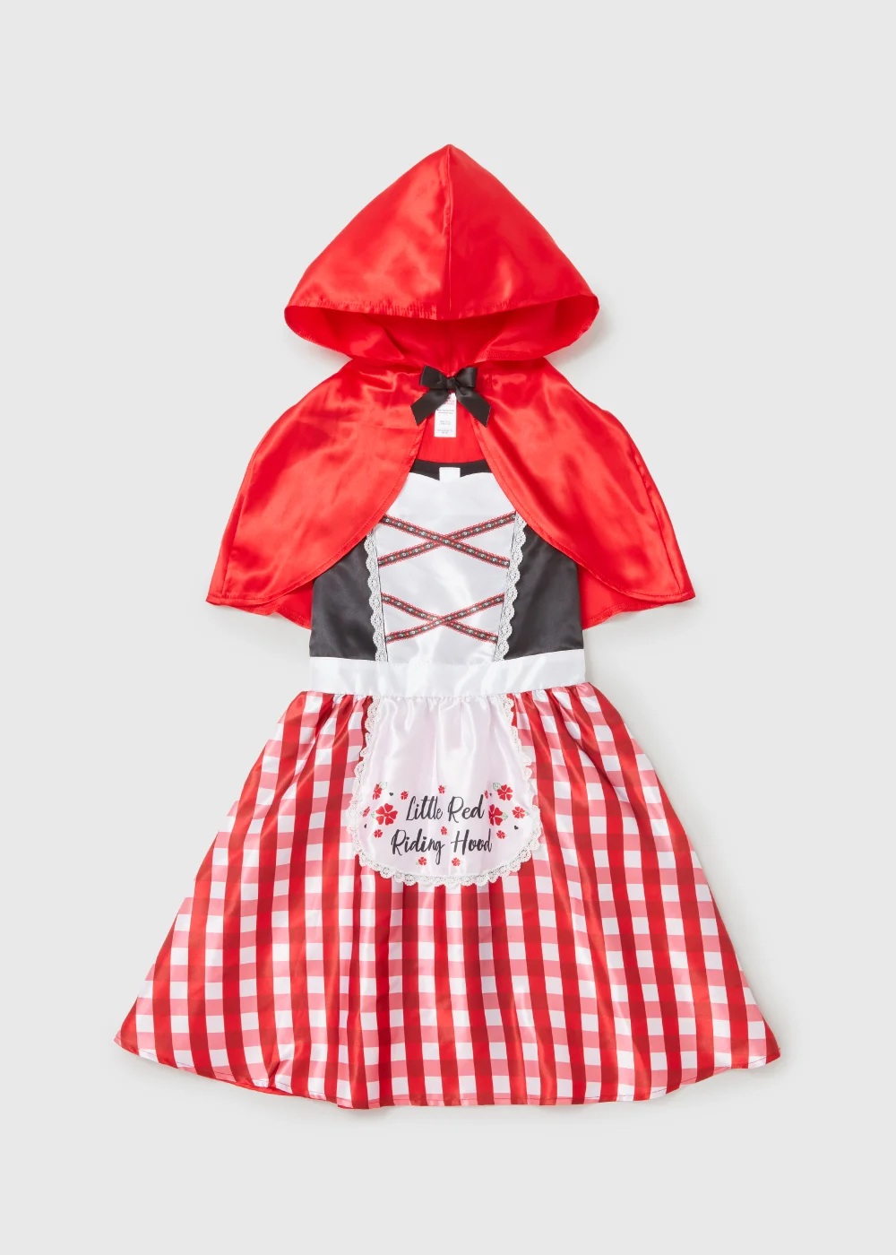 Kids Red Riding Hood Fancy Dress Costume (3-7yrs) - Age 3 Years Image 1