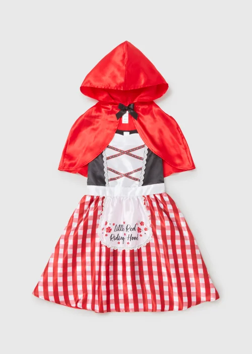 Kids Red Riding Hood Fancy Dress Costume (3-7yrs) - Age 3 Years Image 1