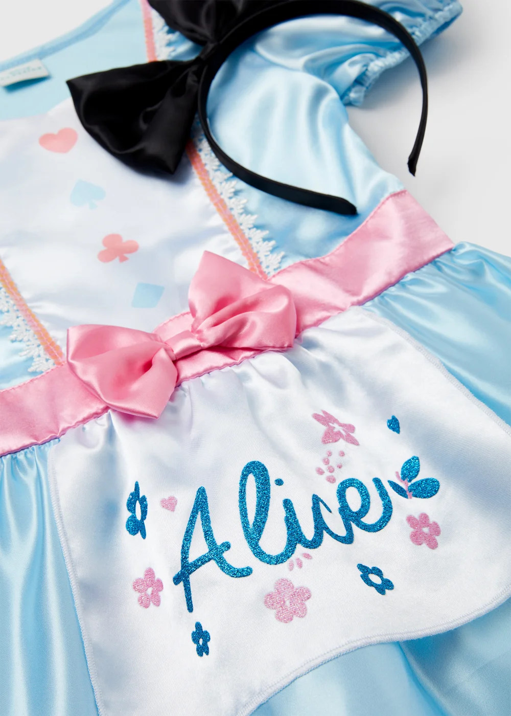 Kids Blue Disney Alice In Wonderland Fancy Dress Costume (3-9yrs) - 3 Yrs Image 2