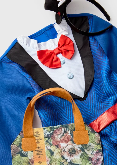 Kids Blue Mary Poppins Fancy Dress Costume (3-9yrs) - Age 3 Years Image 2