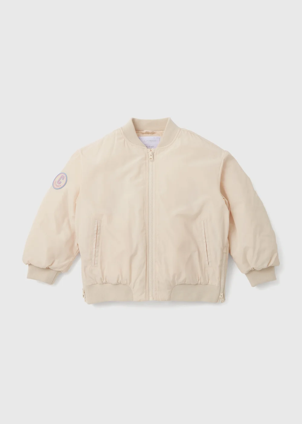 Girls Cream Bomber (7-15yrs) - 7 Yrs Image 1