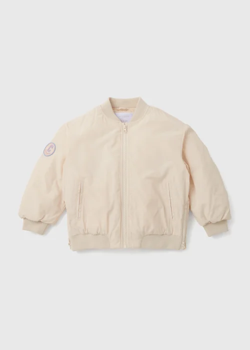 Girls Cream Bomber (7-15yrs) - 7 Yrs Image 1