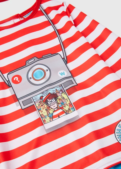 Kids Red Where's Wally Fancy Dress Costume (4-9yrs) - 4-5 Yrs Image 2