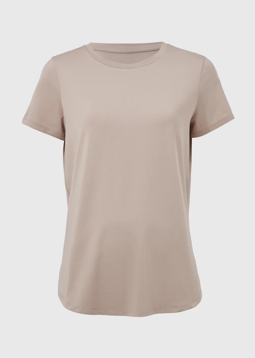 Souluxe Beige Longline Sports T-Shirt - S Image 5