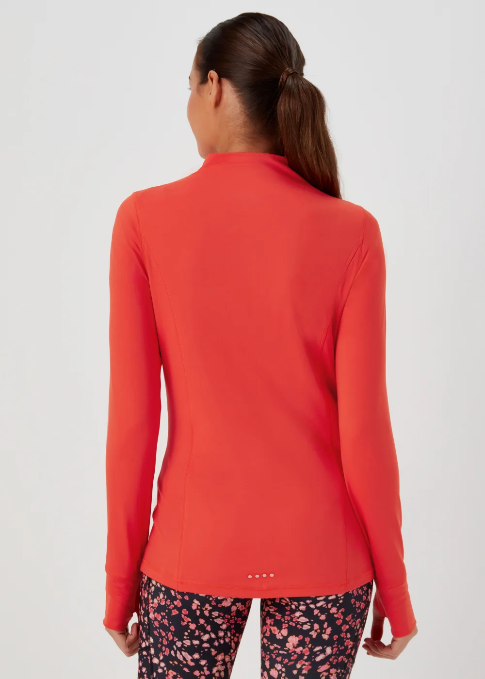 Souluxe Orange Seam Detail Zip Through Jacket - S Image 2