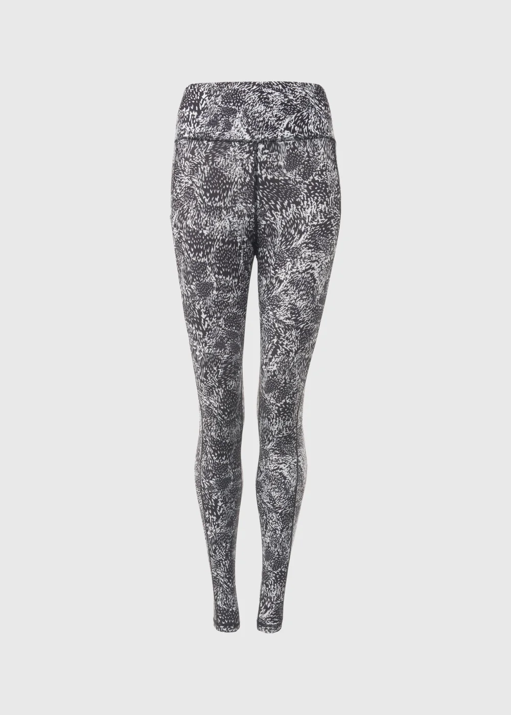 Souluxe White Print Sports Leggings - 8 Image 5