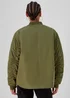Khaki Padded Bomber Jacket - 8 Image 2