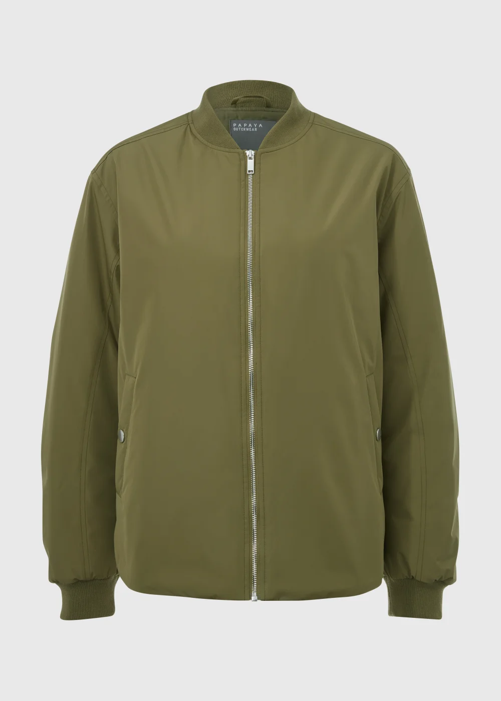 Khaki Padded Bomber Jacket - 8 Image 5