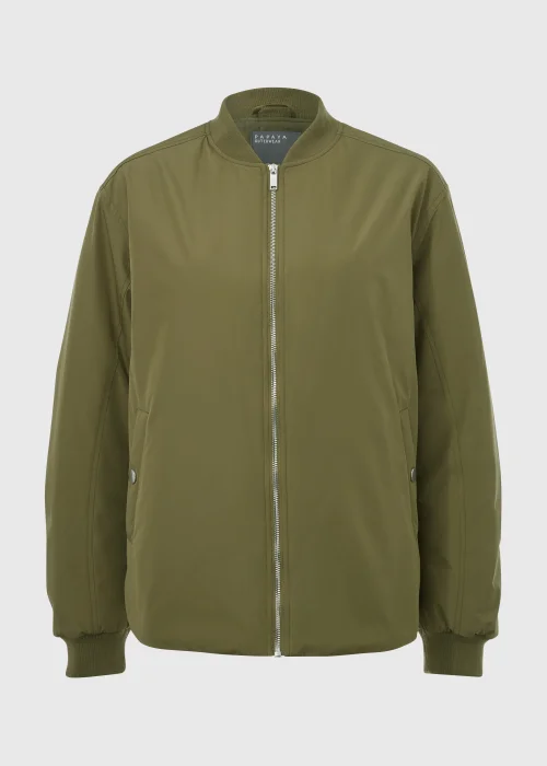 Khaki Padded Bomber Jacket - 8 Image 5
