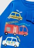 Boys Blue Vehicle Print Sweatshirt (1-7yrs) - 1-1.5 Yrs Image 2