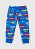 Boys Blue Vehicle Print Joggers (1-7yrs) - Age 1 - 1.5 Years Image 1