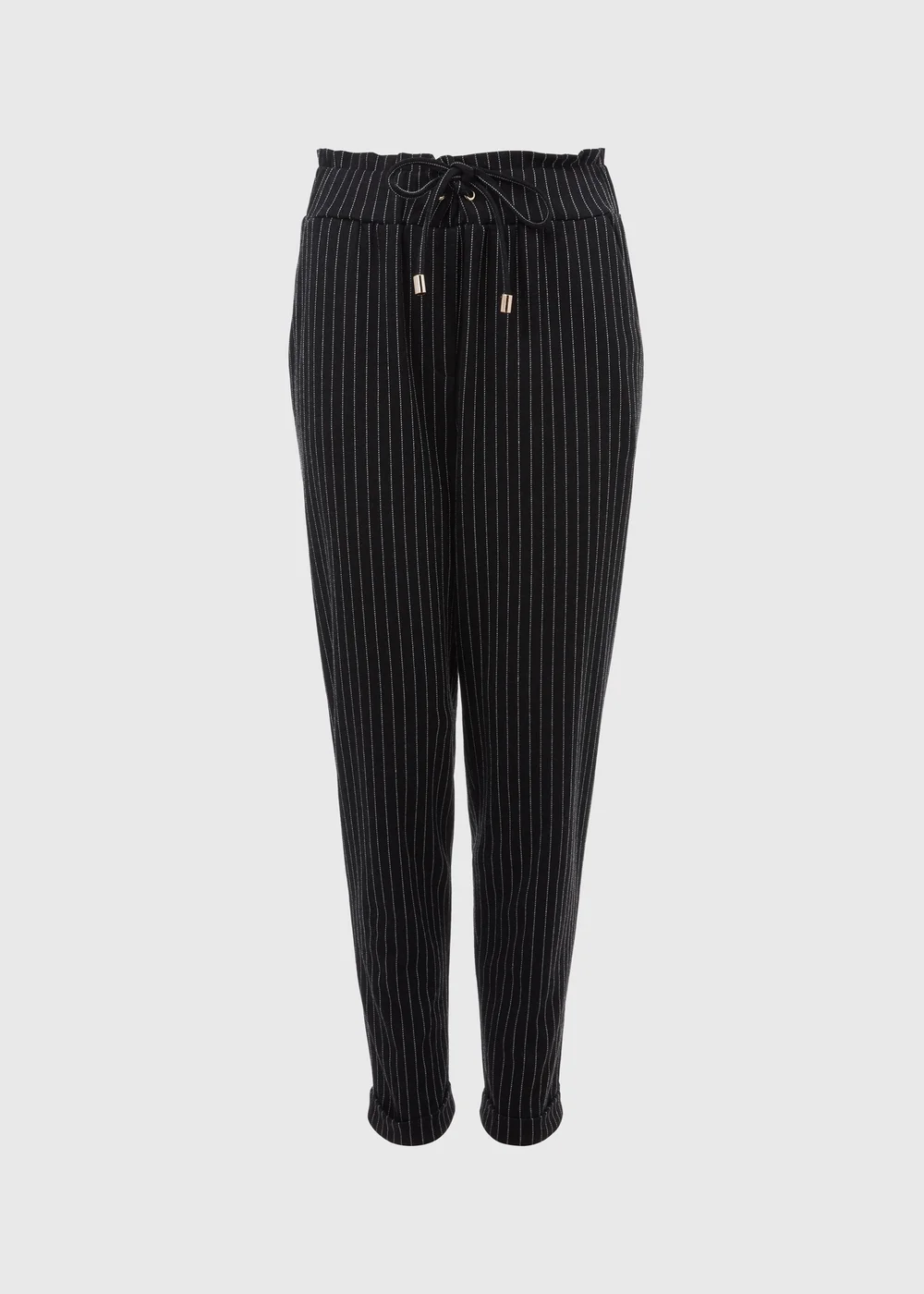 Et Vous Black Tapered Cargo Trousers - 8 Image 5
