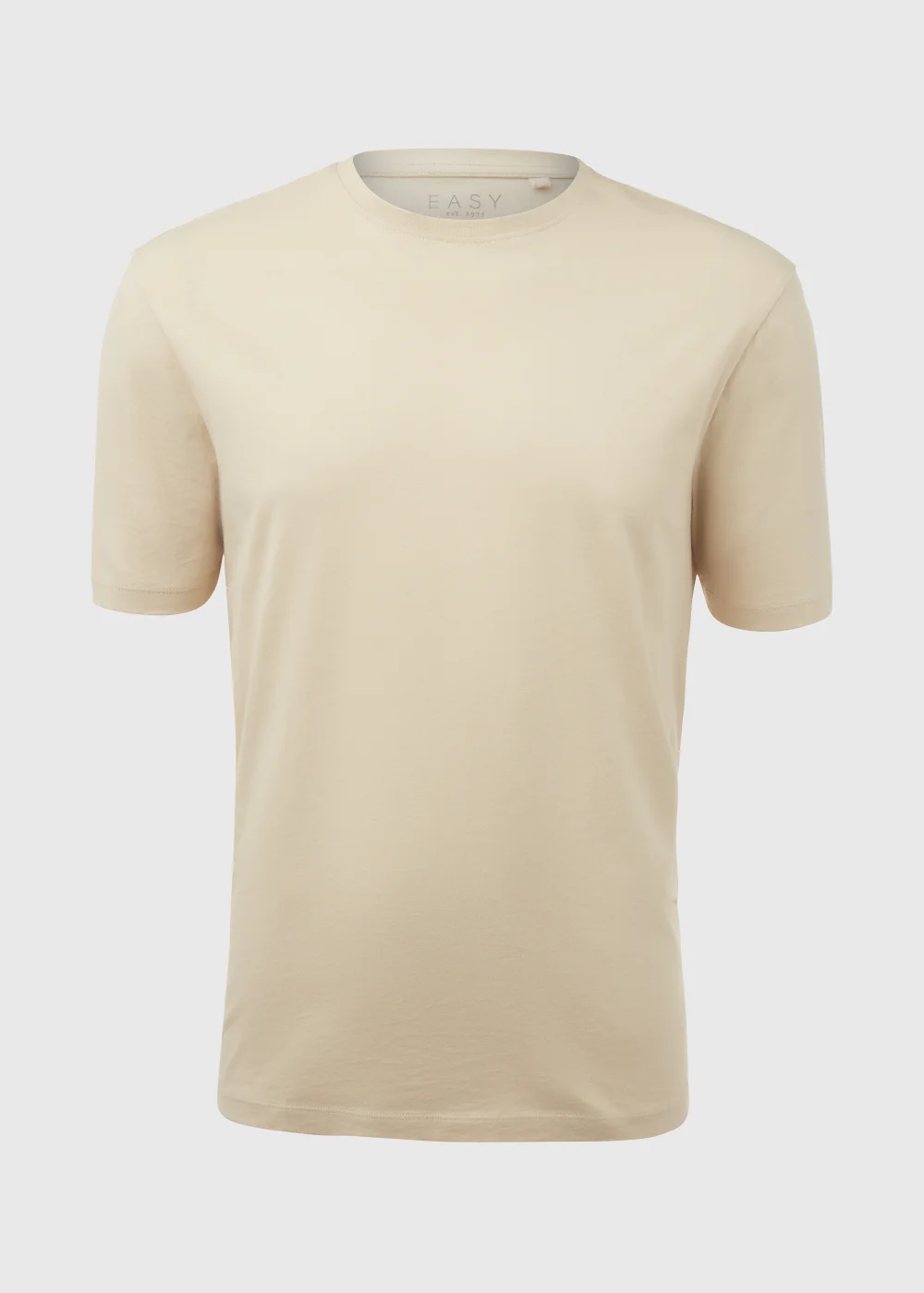 Beige Essential Crew Neck T-Shirt - S Image 5