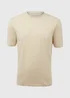 Beige Essential Crew Neck T-Shirt - S Image 5