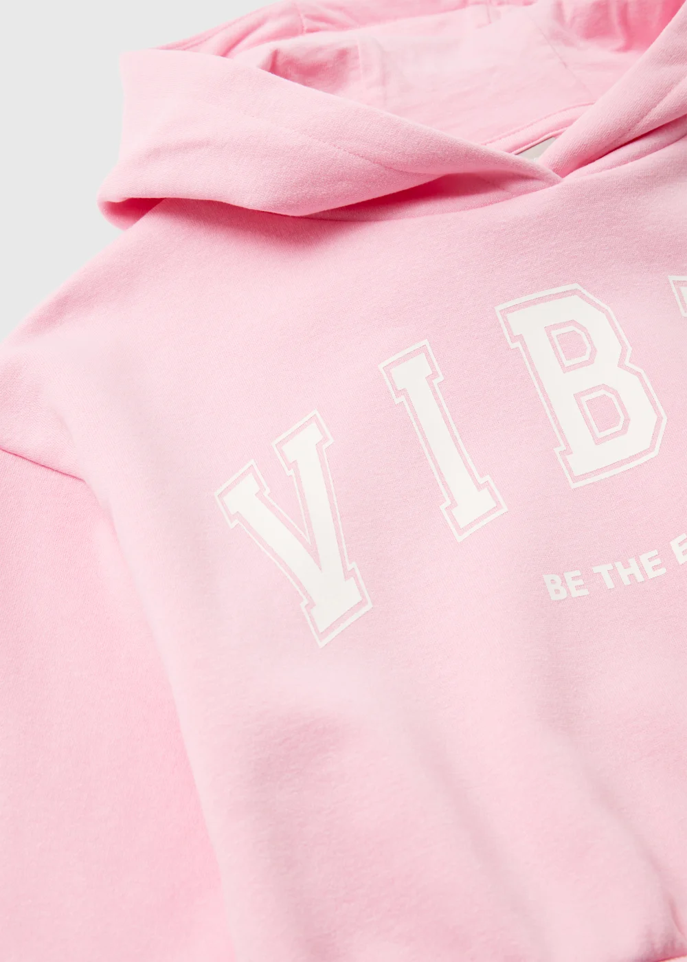Girls Pink Vibes Print Hoodie (7-15yrs) - 7 Yrs Image 2