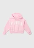Girls Pink Vibes Print Hoodie (7-15yrs) - 7 Yrs Image 1