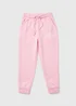 Girls Pink Vibes Print Joggers (7-15yrs) - Age 7 Years Image 1