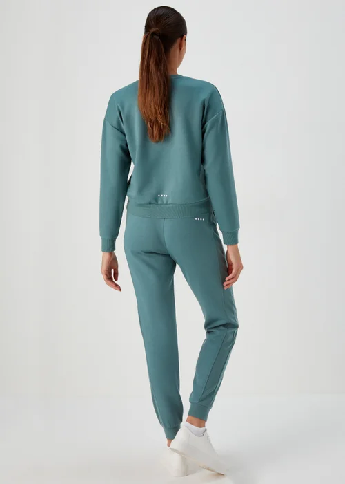 Souluxe Teal Co Ord Sports Joggers - S Image 2