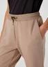 Souluxe Beige Woven Co Ord Sports Joggers - Small Image 3
