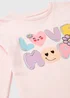 Girls Pink Love More Print Long Sleeve T-Shirt (1-7yrs) - Age 1 - 1.5 Years Image 2