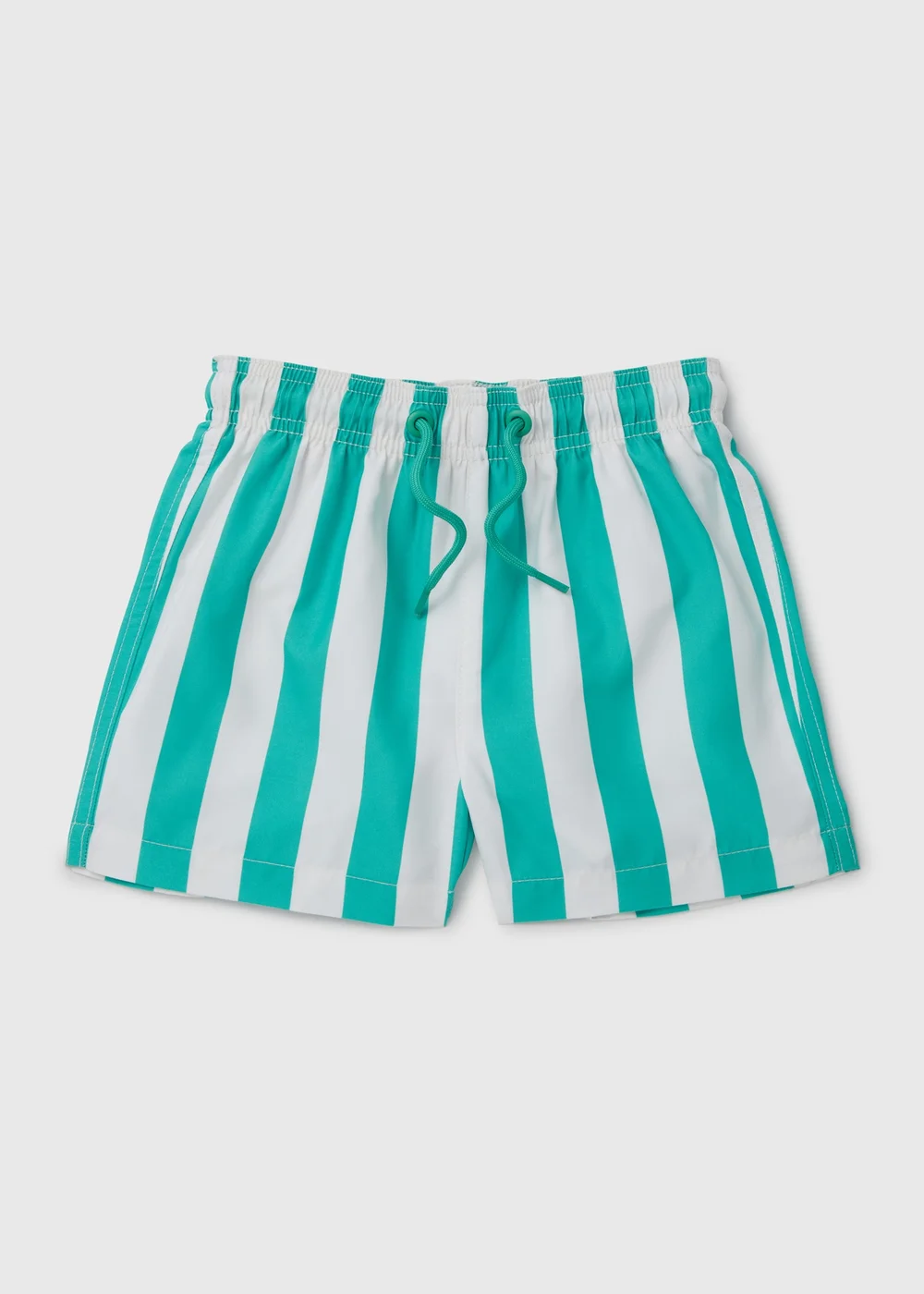 Boys Aqua Stripe Swim Shorts (1-6yrs) - 1-1.5 Yrs Image 1