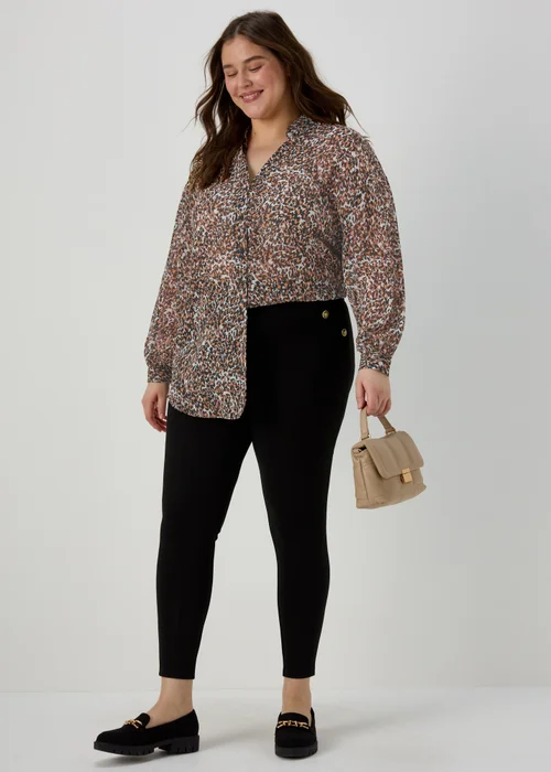 Et Vous Animal Print Blouse - 8 Image 7