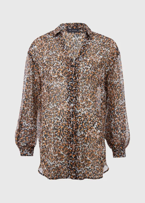 Et Vous Animal Print Blouse - 8 Image 9