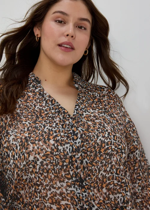 Et Vous Animal Print Blouse - 8 Image 5