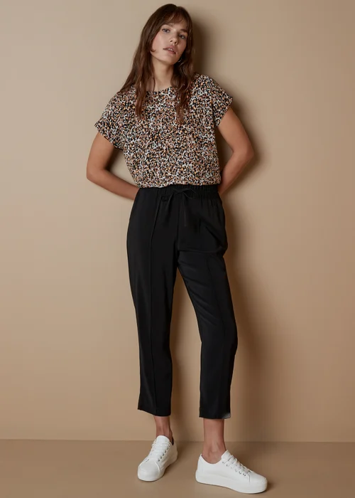 Et Vous Orange Animal Print Jersey T-Shirt - 8 Image 8