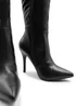 Where's That From Black Pu Zoya High Heel Calf Boots - Size 3 Image 2