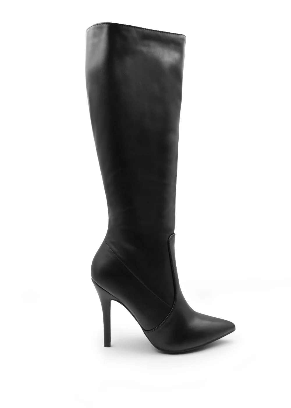 Where's That From Black Pu Zoya High Heel Calf Boots - Size 3 Image 1