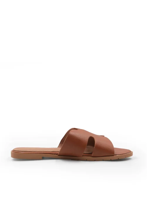 Where's That From Tan Pu Mae Strapped Slider Sandals - 3 Image 2