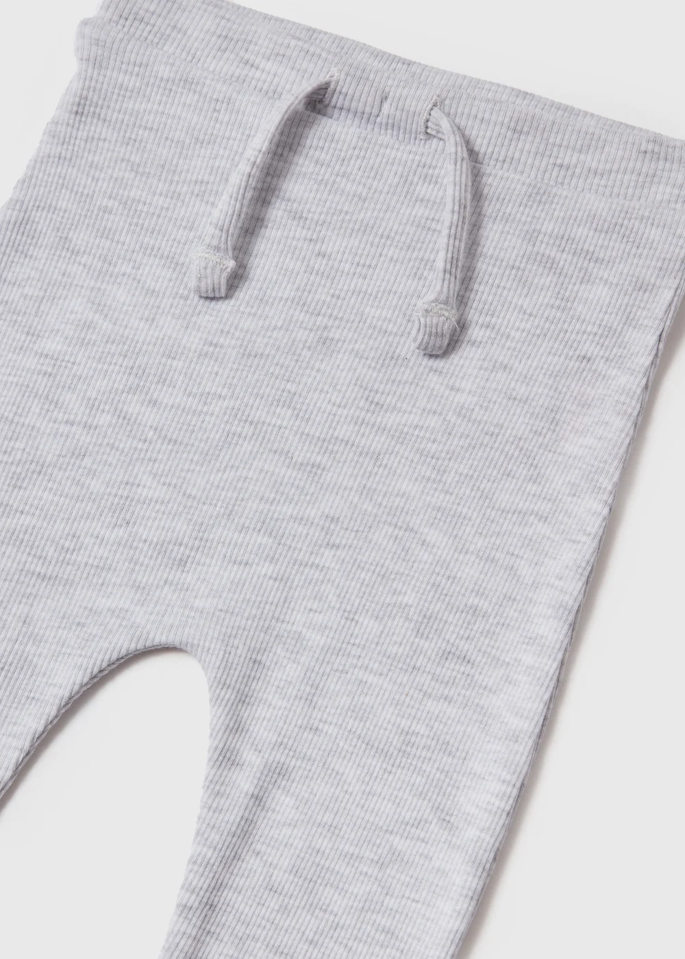Baby Grey Ribbed Joggers (Newborn-18mths) - 9-12 months Image 2