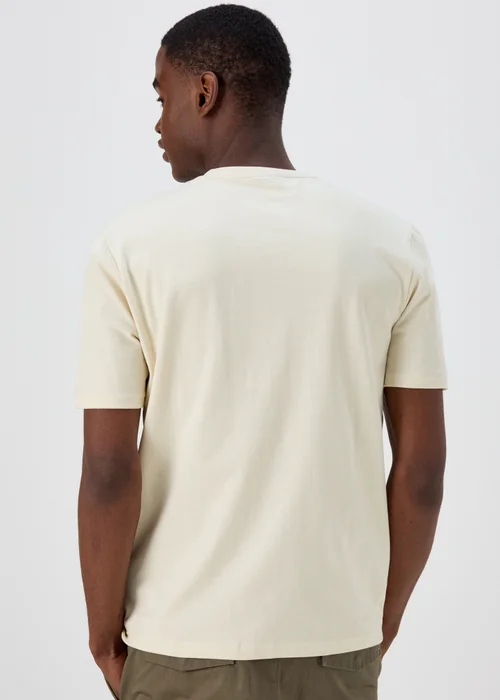 White Abstract Antique Coast T-Shirt - S Image 2