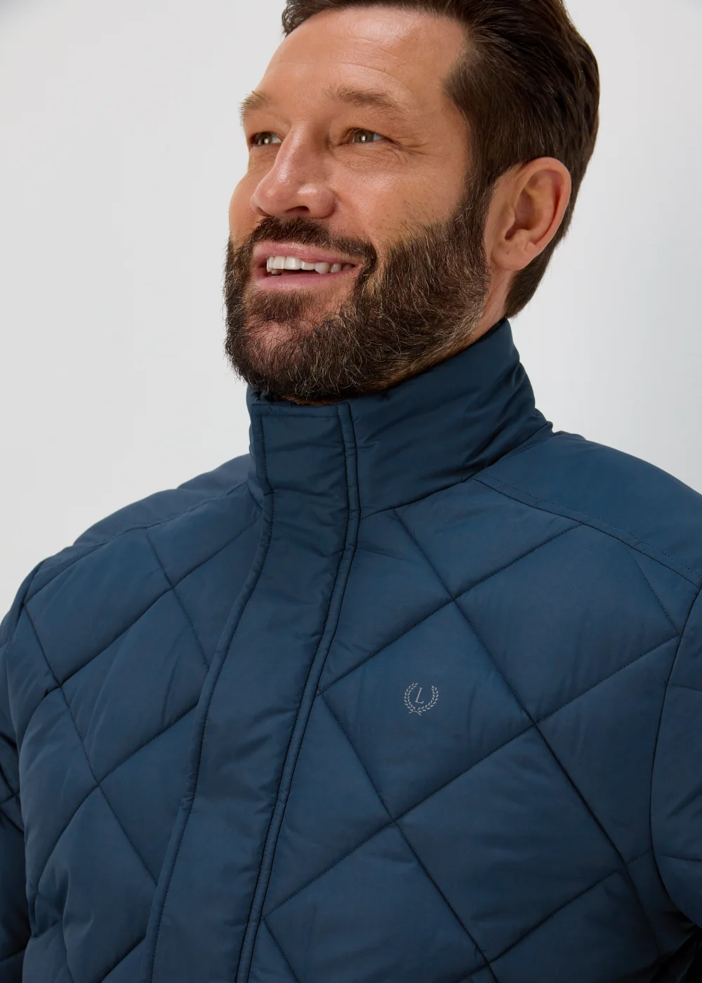 Lincoln Teal Diamond Quilt Jacket - S Image 3