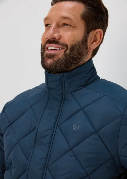 Lincoln Teal Diamond Quilt Jacket - S Image 3