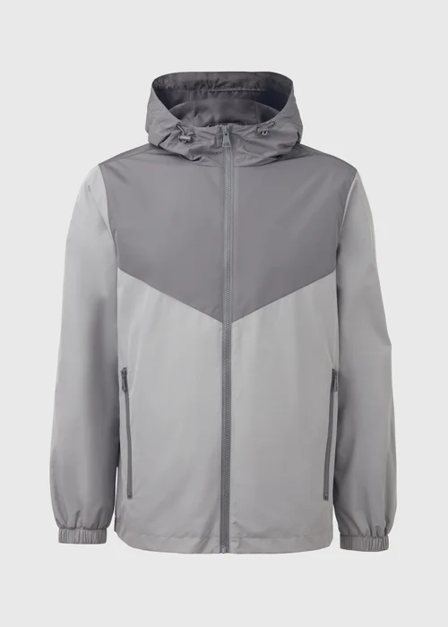 Grey Windbreaker Jacket - XS Image 5
