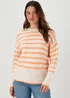 Orange Stripe Jumper - XS Image 1