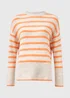 Orange Stripe Jumper - XS Image 5