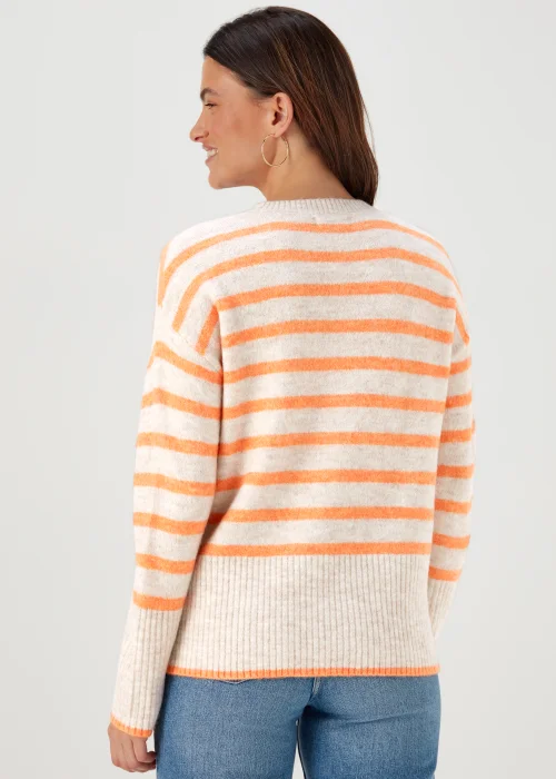 Orange Stripe Jumper - XS Image 2