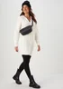 Ivory Open Collar Cable Knit Dress - XS Image 4