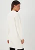 Ivory Open Collar Cable Knit Dress - XS Image 2