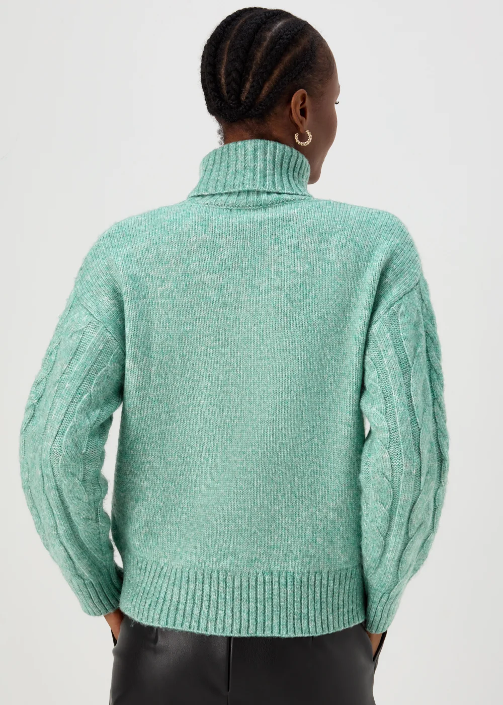 Aqua Cable Knit Jumper - XS Image 2